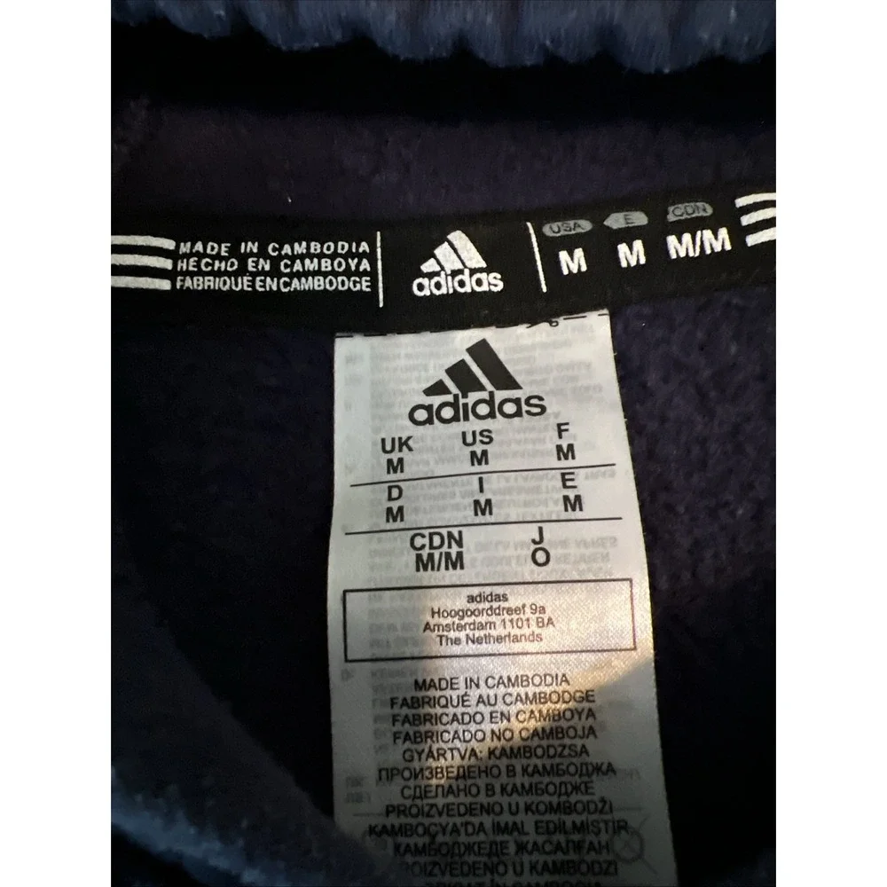 Adidas Hoodie Men's M Columbia Academy Navy‎ Blue Gym Training